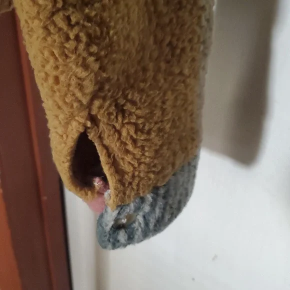 Thread & Supply Multicolor Check Plaid Teddy Jacket Size S - Picture 8 of 11